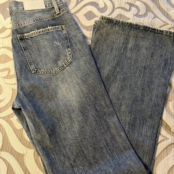 pistola Denim - Pistola Womens Stevie High-Rise Wide-Leg Jeans Size 27 Distressed EUC, Worn Once